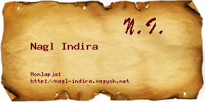 Nagl Indira névjegykártya